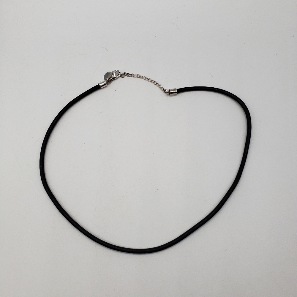 RLM leather necklace with 925 clasp